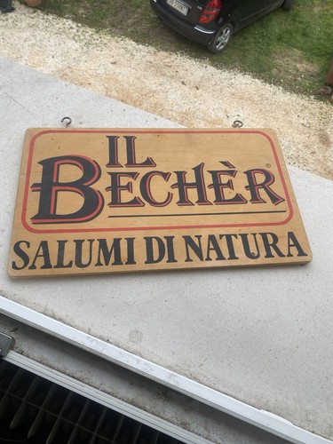 Insegna tabella salumi - tabella,
