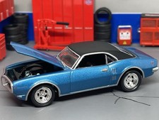 Cappuccio apertura 350 V8 Pontiac Firebird blu/nero 1968 68 scala 1/64
