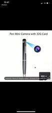PENNA CON TELECAMERA  REGISTRA AUDIO VIDEO FULL HD FOTO CAMERA