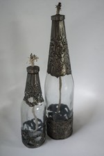 Set 2 lampade ad olio antiche