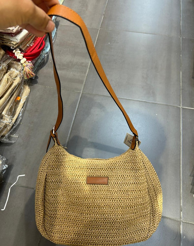 Borsa tracolla paglia - in,