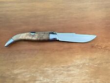 Coltello tascabile spagnolo 4,2" Navaja Teja Albacete bilancia legno ulivo dalla Spagna