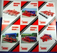 DOUBLE RECORD DAN Farm FOGLIETTO / Brochure HARROW & COMBI SEMINATRICE macchinario