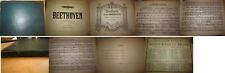 Spartito musicale Beethoven antico - inizio 1900 - 212 pagine-