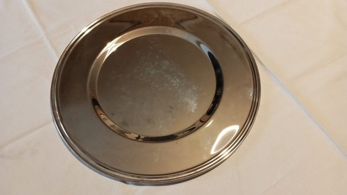 Vassoio rotondo silver plated