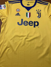 Maglia Juventus Gialla Adidas Originale 2017/18 #10 P. Dybala