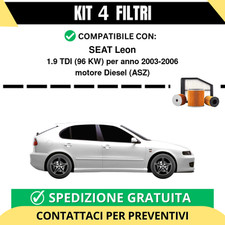 Kit 4 Filtri Tagliando per