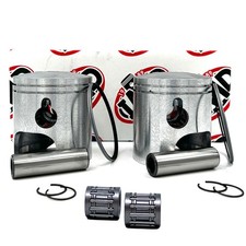 Suzuki T500 GT500 12103-31830-050 Kit pistoni (2) e cuscinetti (3) +1,5 mm / 71,5 mm