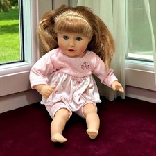Melissa Doug Baby Doll Mine to Love Natalie bionda occhi addormentati succhia pollice 12"