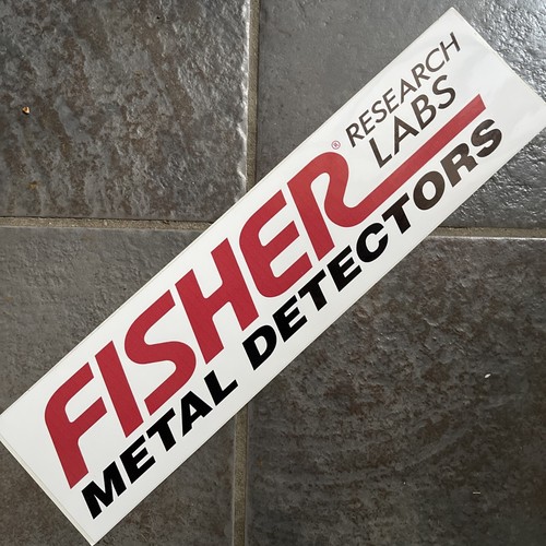 Adesivo fisher metal detector - adesivo,