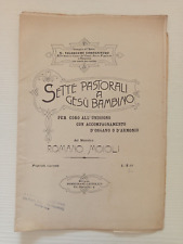 cc80,spartito musicale,romano moioli,sette pastorali a gesù bambino,coro e organ
