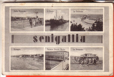 CARTOLINA  SENIGALLIA  FP  NON  VIAGGIATA  ANNI 20/30  6 VEDUTINE  REGALO