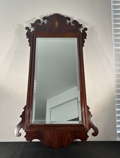 Specchio da parete Hekman Chippendale in mogano 5-158 intarsiato stile federale
