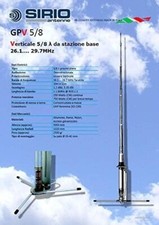 Sirio GPV-27 5/8 Antenna da