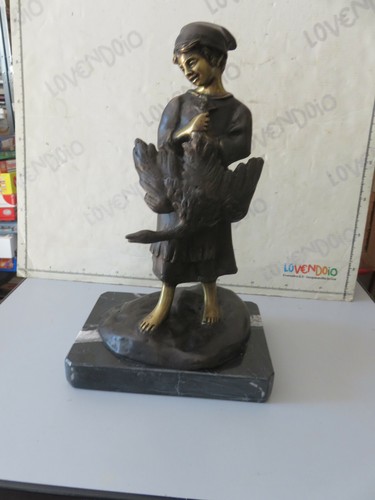 Bella statua statuetta - statua, firmata