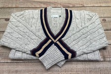 Maglione cricket 100% lana