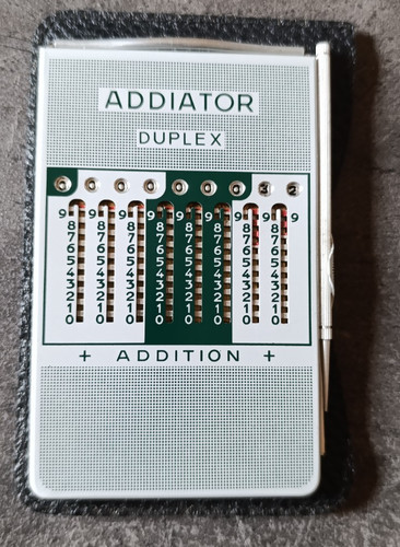 Addiator duplex alu - alu,