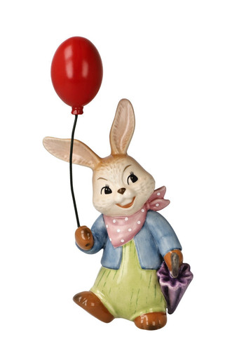 Goebel coniglio con palloncino - goebel,