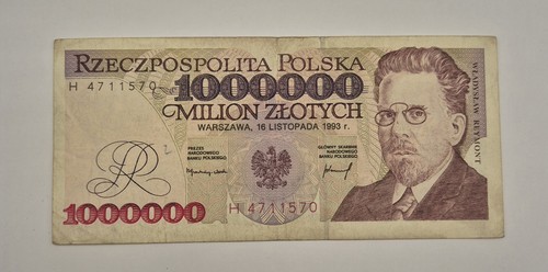 Banconota polonia 1000000 - banconota,
