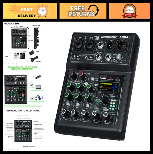 Mixer audio canali - mixer, 4