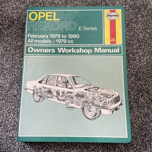Haynes manual 543 opel - manual,