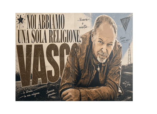 Vasco rossi poster 70x100 - rossi,