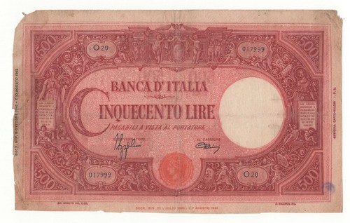 500 lire grande - , )