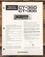 Pioneer CT-350 CT-305
