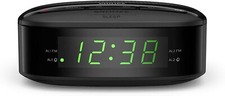 Philips Audio TAR3205 Radio Orologio LED con Radio Digitale FM e Doppia Sveglia