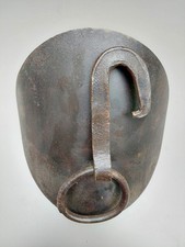 Scultura in ferro Helmut Staeger astratta moderna tribale mistica upcycling