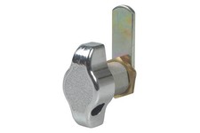 Chiusura serratura lucchettabile cromata per armadietti mobiletti palestre a.153