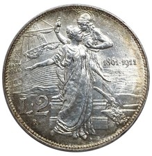 KINGDOM OF ITALY - 2 Lire