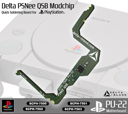 Ps1 modchip puce 22 - puce, pu-22