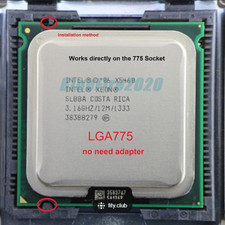 Intel Xeon X5460 3,16 GHz SLANP CPU LGA 775 processore quad-core aggiungere aghi