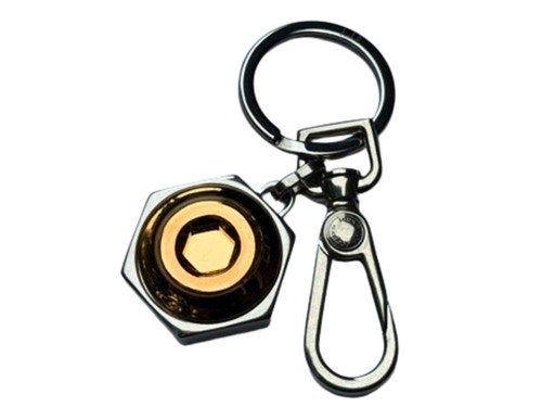 Dunhill hex key fob silver - dunhill,