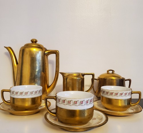 Unico set tè ottone - da,