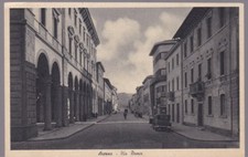Italy AREZZO Via Roma c1920/30s? PPC