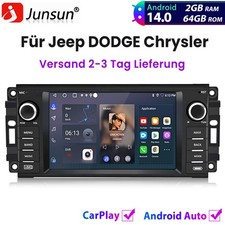 Autoradio 64 GB Android 14 CarPlay GPS per Dodge RAM Jeep Grand Cherokee Chrysler