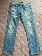 Jeans Uomo Denim Azzurro