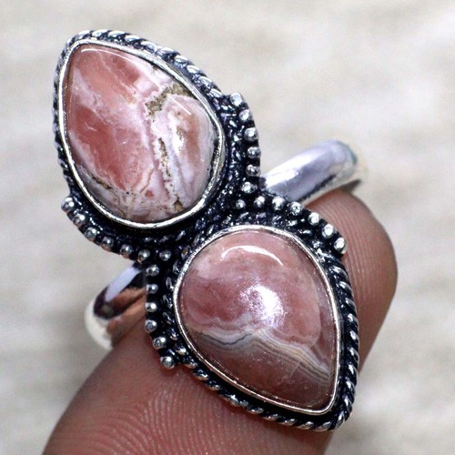 Anello gioiello rodocrosite