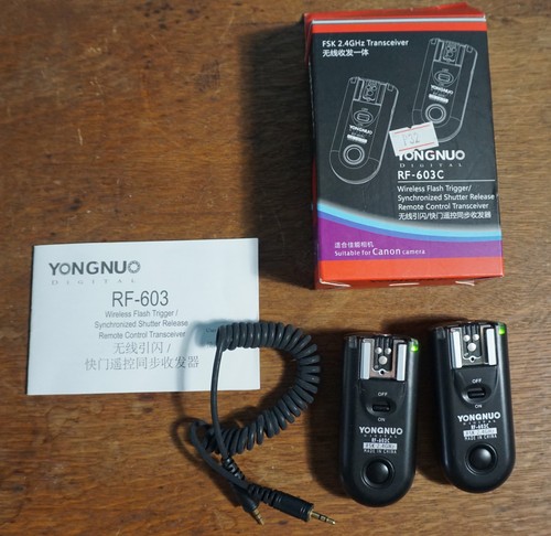 Yongnuo 603c trigger - rf-603c, ~