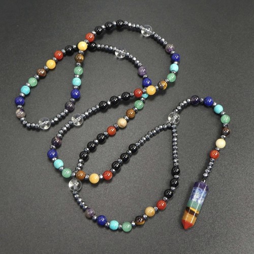 Collana lunga 7 - 30”, chakra