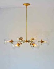 Sputnik Lampadario Ottone