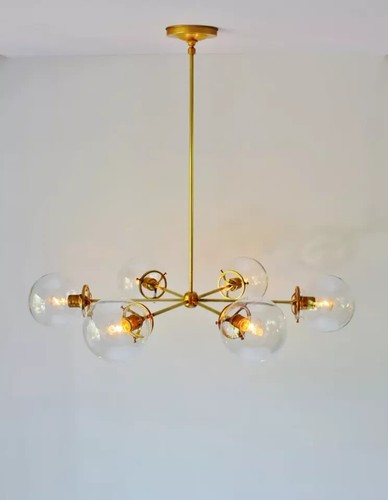 Sputnik lampadario ottone - sputnik,