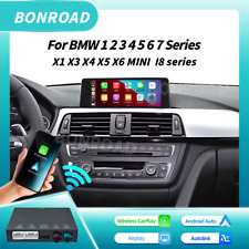 Kit retrofit auto wireless Apple Carplay Android per BMW 1 2 3 4 5 6 7 con EVO