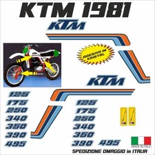 Kit Adesivi grafica KTM 1981