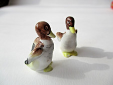 Metzler Ortloff Germany 2 anatre  miniature porcellana firmata