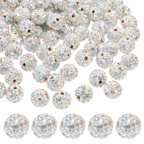 Perline argilla con strass - perline,