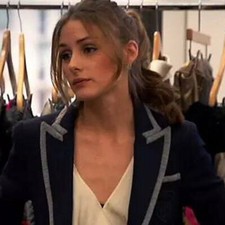 A114 ZARA LANA BLU NAVY