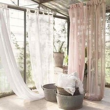 TENDA TENDONE BLANC MARICLO' SERIE RIGOLETTO SHABBY 140X290 cm. 3 COLORI